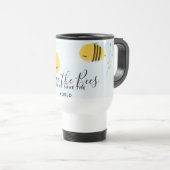 Red de Bijen Gepersonaliseerde Citaten Spreuken Sl Reisbeker (Voorkant rechts)
