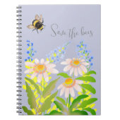 Red de bijen, hommel notitieboek (Voorkant)