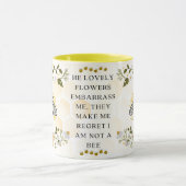 Red de Bijen Inspirerend Bij Geschenk voor Honingl Mok (Midden)