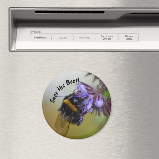 "Red de bijen!" Magneet (Insitu (Vaatwasser))