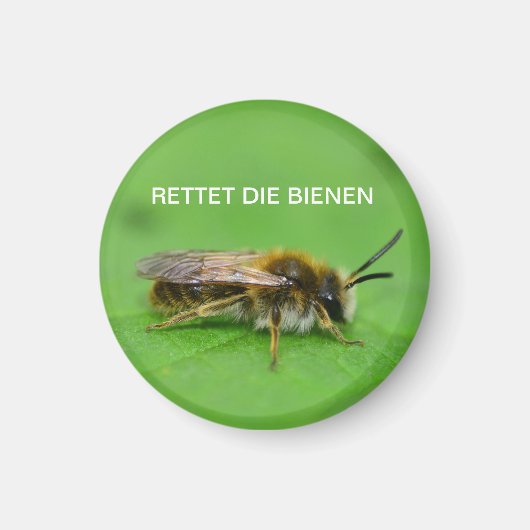 Red de bijen magneet (Voorkant)