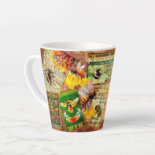 Red de bijen Mok (Linkerhoek)