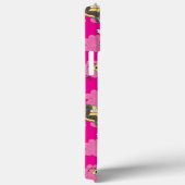 Red de bijen mok op roze bloem i phone 13 case (Achterkant / Rechts)