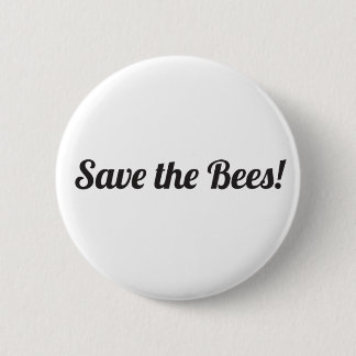 Red de Bijen! Ronde Button 5,7 Cm