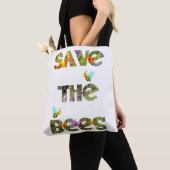 Red de bijen tote bag (Dichtbij)