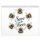 Red de bijen vriendelijk vliegende insectenwetensc kalender (Hoes)