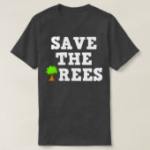Red de bomen kerstmis t-shirt (Design voorkant)