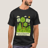 Red de Bomen – Leuke Milieute Cartoon T-shirt (Voorkant)