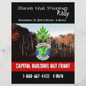 Red de bos Flyer (Voorkant)