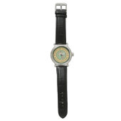 Red de bossen recycle je papier horloge (Vlak)