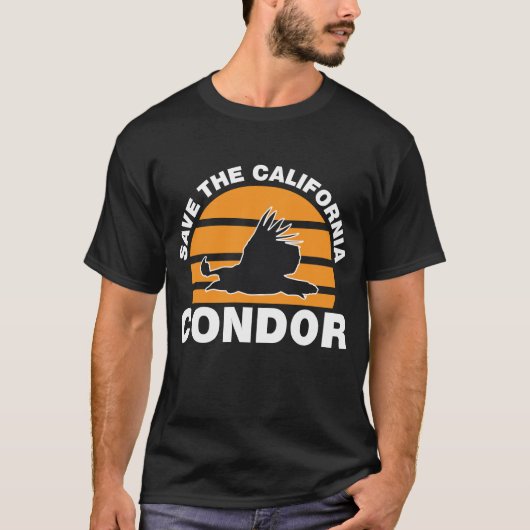Red de California Condor - beschermen en redden T-shirt (Voorkant)