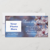 red de date , cherry blossom save the date (Voorkant)
