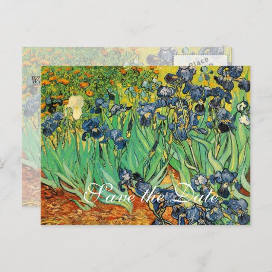 red de datum, Vincent van Gogh Aankondigingskaart (Voorkant / Achterkant)