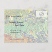 red de datum, Vincent van Gogh Aankondigingskaart (Achterkant)