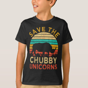 Red De Dikbuikige Eenhoorns Vintage Grappige Neush T-shirt