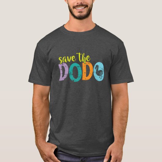 Red de Dodovogel van Mauritius jongen T-shirt (Voorkant)