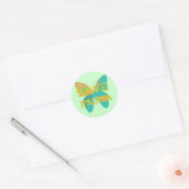 Red de fauna ronde sticker (Envelop)