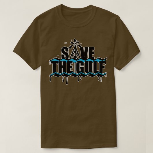 Red de Golf Stop Offshore Drilling T-shirt (Design voorkant)