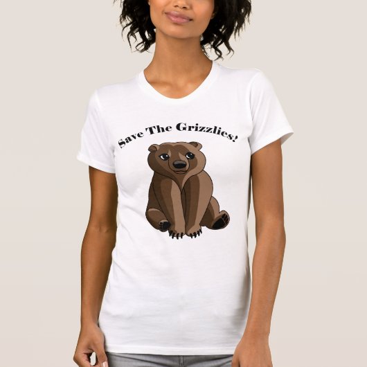 Red de Grizzlies! T-shirt (Voorkant)