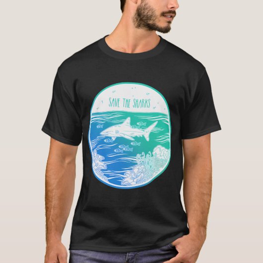 Red de Haaien! T-shirt (Voorkant)