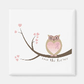 Red de Hooters Square Magnet (Voorkant)