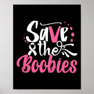 Red de jongen baby's borstkanker borstkanker A Poster