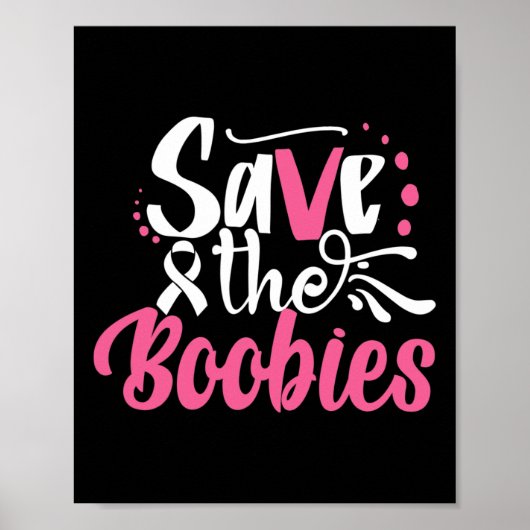 Red de jongen baby's borstkanker borstkanker A Poster (Voorkant)