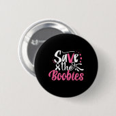 Red de jongen baby's borstkanker borstkanker A Ronde Button 5,7 Cm (Voorkant /achterkant)