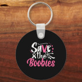 Red de jongen baby's borstkanker borstkanker A Sleutelhanger (Voorkant)