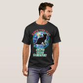 Red de kat en red de planeet t-shirt (Voorkant volledig)