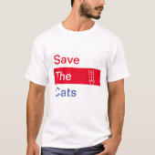 Red de katten t-shirt (Voorkant)