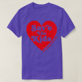 Red de Kinder mensenhandel 1 T-shirt (Design voorkant)