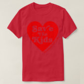 Red de Kinder mensenhandel T-shirt (Design voorkant)