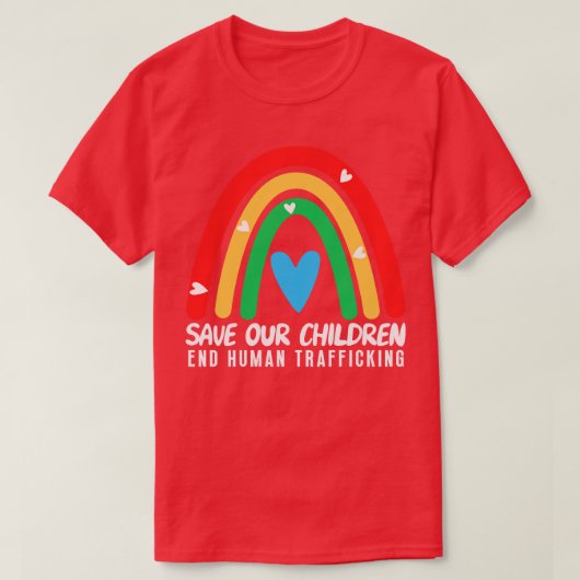 Red de kinderen 8 t-shirt (Design voorkant)