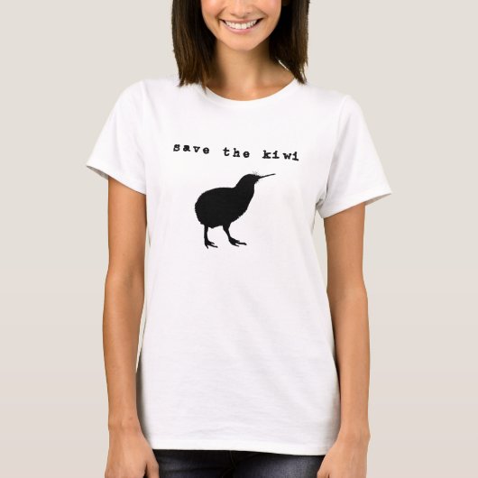 Red de Kiwi Dames T-shirt met lange mouwen (Voorkant)