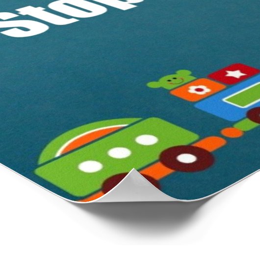 Red de kleinkinderen: Stop abortus! Poster (Hoek)