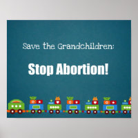 Red de kleinkinderen: Stop abortus!