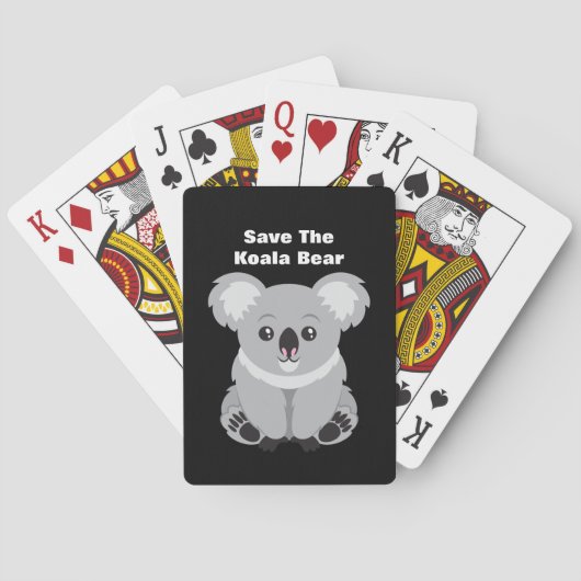 Red de Koala Beer Pokerkaarten (Achterkant)
