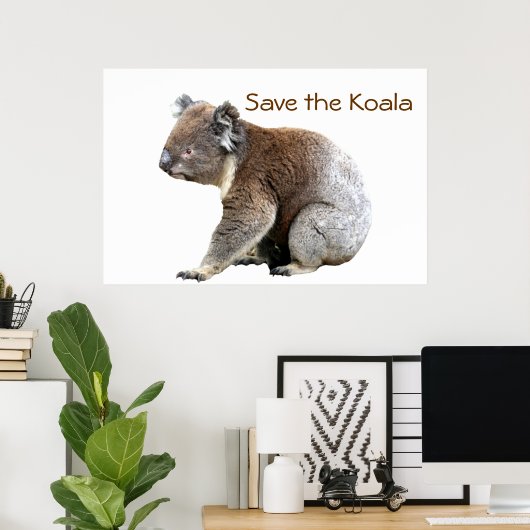 Red de Koala Poster (Thuiskantoor)
