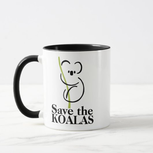 Red de Koala's Mok (Links)
