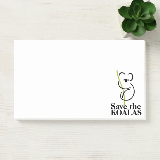 Red de Koala's Post-it® Notes (Kantoor)