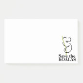 Red de Koala's Post-it® Notes (Voorkant)