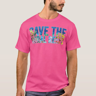 Red de koraalriffen duiker t-shirt
