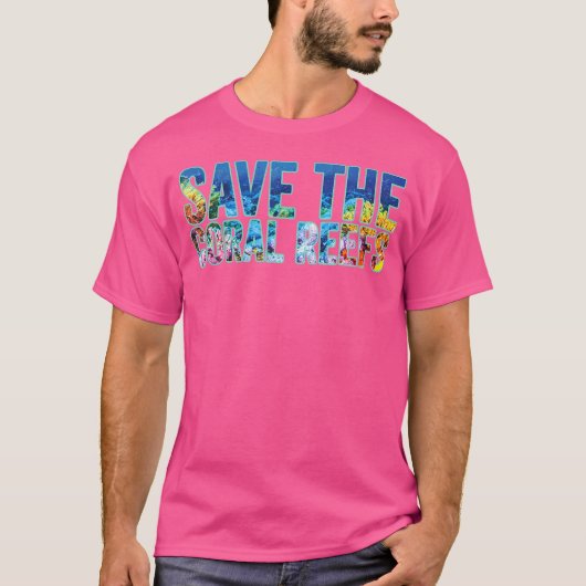 Red de koraalriffen duiker t-shirt (Voorkant)