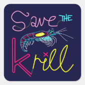 Red de Krill Sticker (Voorkant)