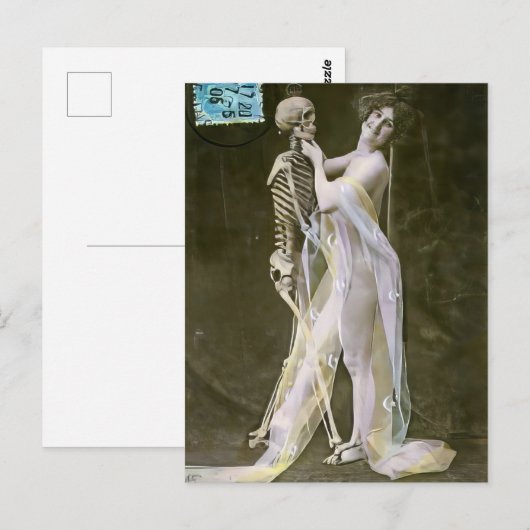 Red de laatste dans voor mij briefkaart (Voorkant / Achterkant)