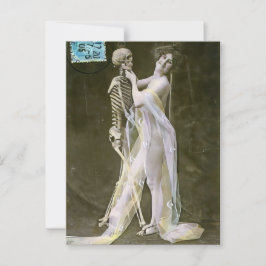 Red de laatste dans voor mij briefkaart