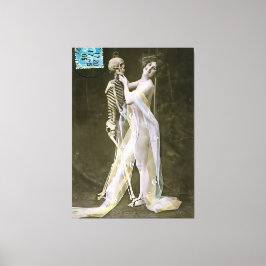 Red de laatste dans voor mij canvas afdruk