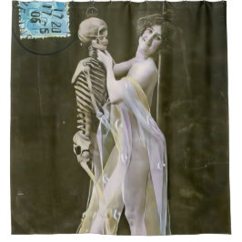 Red de laatste dans voor mij douchegordijn