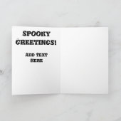 Red de laatste dans voor mij feestdagen kaart (Binnen)